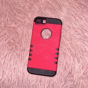 pink and black iphone 6/7/8 case